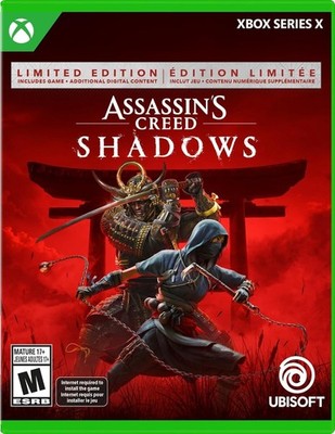 NEW Assassin's Creed Shadows Limited Edition Xbox Series X Video Game Rare CIB