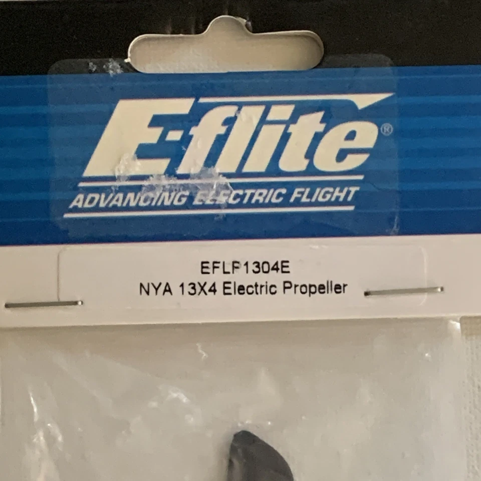 Hélice eléctrica E-Flite NYA 13x4 EFLP1340E NUEVA Foto 2 de 3