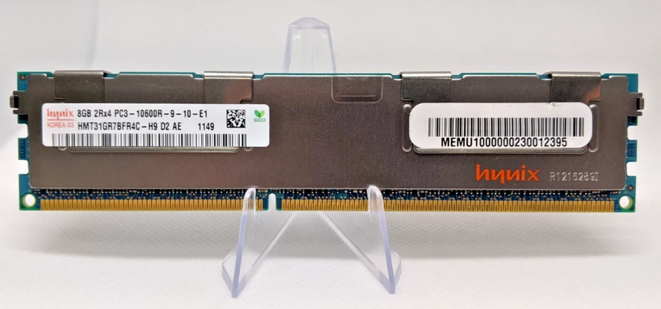 Lot of 6x Hynix 8GB DDR3 ECC Reg Server RAM HMT31GR7BFR4C-H9 PC3-10600R - Image 2 of 3
