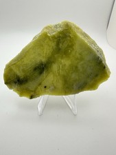 Green Serpentine Lapidary Slab 3.5 x 2.25 x 10mm 3.4 oz Lapidary Stone