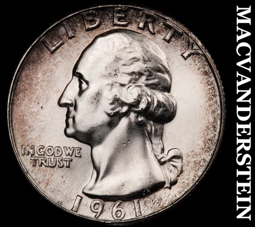 1961 Washington Quarter- Choice Gem Brilliant Uncirculated++++ Luster #G6747