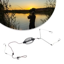 Bait Cage Line Group PE Line+Metal 1pcs Black Fishing Tackles Hook Fishing Tool
