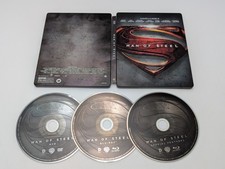 Man of Steel Blu-ray DVD, 3-Disk Set, SteelBook