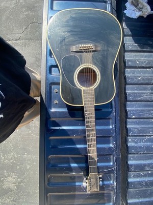 Esteban Vintage Legacy VL-100 Cutaway Acoustic/Electric Black 2010 good player !