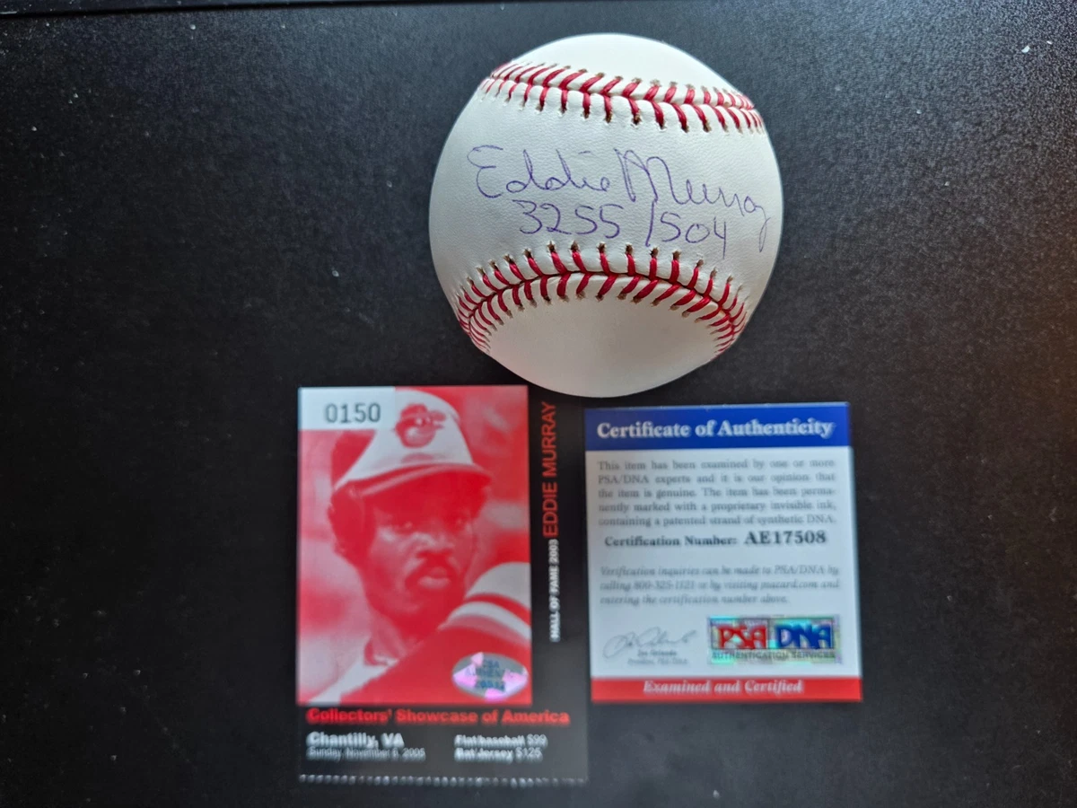 Eddie Murray Baltimore Orioles Original Autographed Baseball MLB