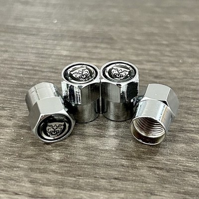 4 Stücke Für Jaguar Logo Ventilkappen Reifenventil Luftventil Abdeckungen Silber