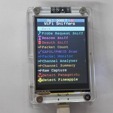 ESP32 Marauder WiFi BT Network Monitor 2.8" Touch Screen RSSI Data Readout
