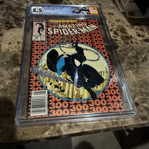 Amazing Spider-Man #300 - CGC 5.5 -1st App Of Venom (Eddie Brock) - 1988