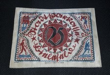 GERMANY BIELEFELD 25 MARK SILK 1921-1922