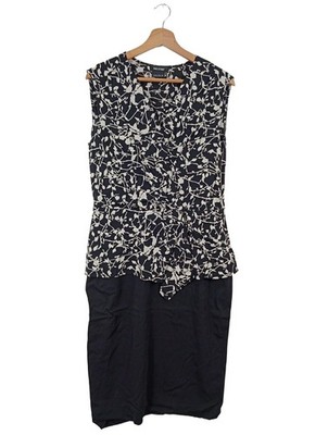 ISABEL DE PEDRO Wickelkleid Damen Kleid Gr. DE 44 schwarz-weiß Casual-Look
