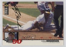 1995 Upper Deck Collector's Choice Gold Foil Signature Rickey Henderson HOF 0uz9