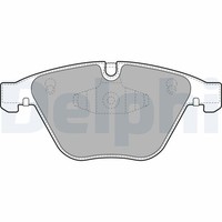 Delphi LP2067 Bremsbelagsatz, Scheibenbremse FüR BMW