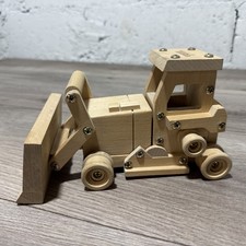 Tonka Wooden Bulldozer 8  Unfinished