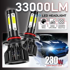 2X 9006 HB4 LED Headlight Bulbs Kit Low Beam 6000K 230W 33000LM White Lights