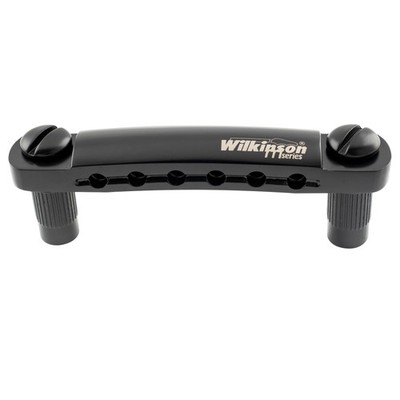 Wilkinson M Series Black 52mm 2-3/64'' Stop Tailpiece For Les Paul LP SG Guitar
