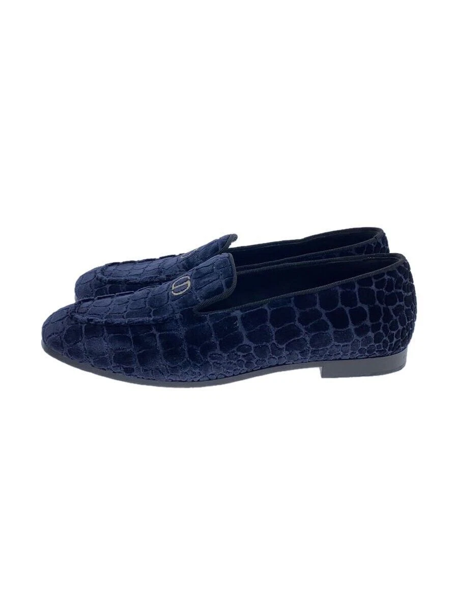 Escarpins Christian Dior 36 velours marine logo CD occasion