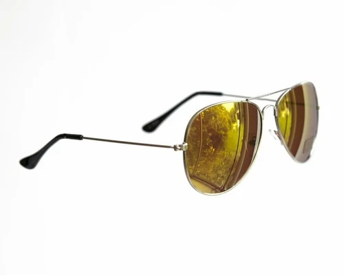 Sunglasses Fashion 80s Retro Style Designer Sunglasses Men Women Gold
