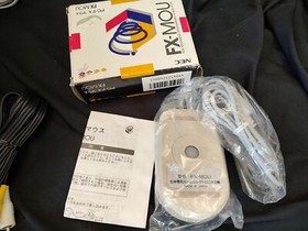 NEC PC PC-FX Console, the Mouse and AV cable set, Working-g0122-