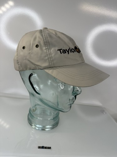 Vintage Taylor Made Golf Hat Tan/ Beige One Size Strapback Embroidered Logo. - Picture 6 of 21