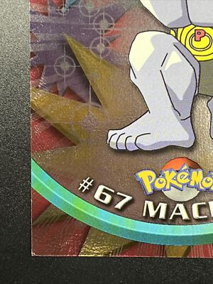 Pokemon Card - Machoke #67 - Black Logo - Topps Series 1 - Holo | eBay