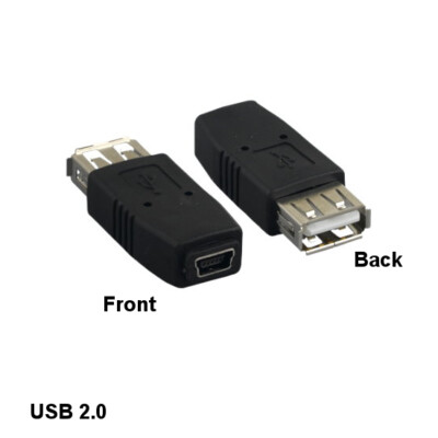 Lot10 USB 2.0 Type A Female to MiniB 5Pin Female Adapter for Camera PDA MP3 HDD