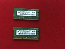 MICRON PC-8500S 2 x 1 GB SO-DIMMS 1066 MHz DDR3 Memory MT8JSF12864HZ-1G1F1 