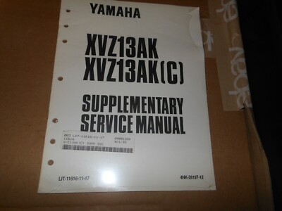 NEW Yamaha XVZ13AK XVZ13AK (C) Supplementary Service Manual # LIT