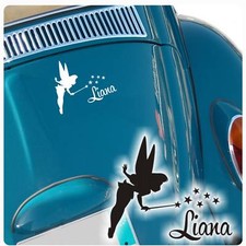 Elfe Fee Auto Aufkleber Autoaufkleber Sticker Namen Blumen Sterne Fairy A1816