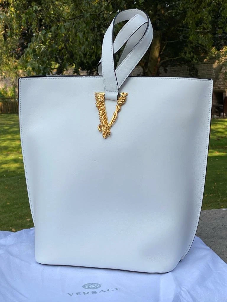 versace virtus tote bag