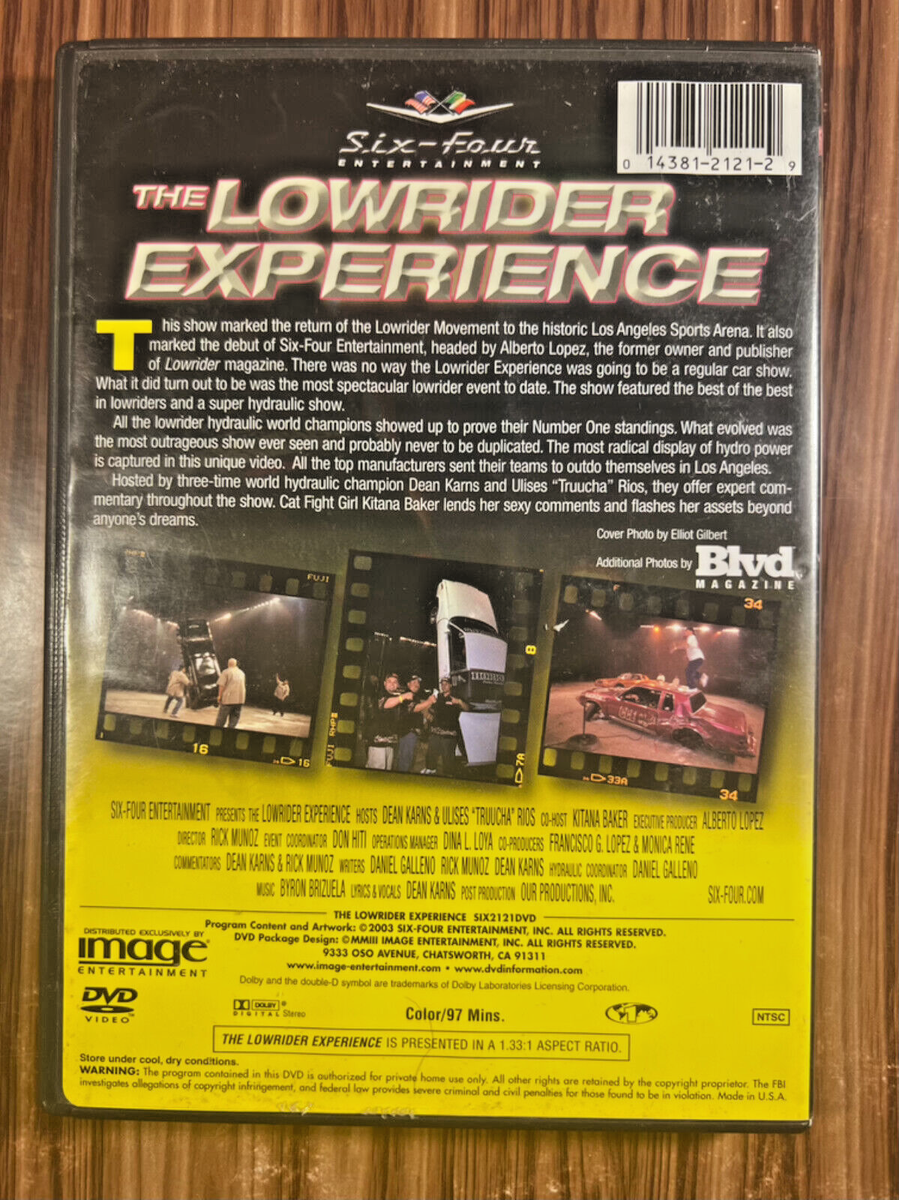The Lowrider Experience DVD 2003 Image entertainment TV Show