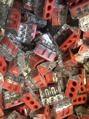 WAGO 773-173 Push Connectors 3 Port Electrical Splice Quantity Of 50