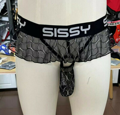 SISSY Brand Tutu Skirt Mesh Fishnet Lace Jock Strap O Ring - Bottom jos beta