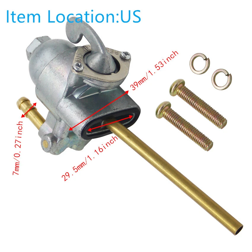 Válvula de interruptor de palanca de combustible para Honda CB350F CB500K CB550K CB750K 16950-300-020 Foto 2 de 4