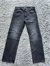 Fear of God Essentials Jeans Mens Size 32 Black FOG Button Fly Denim