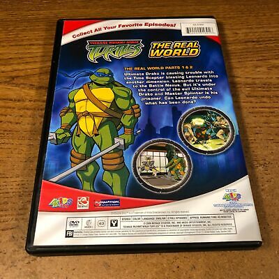 Teenage Mutant Ninja Turtles The Real World DVD (Used) TMNT