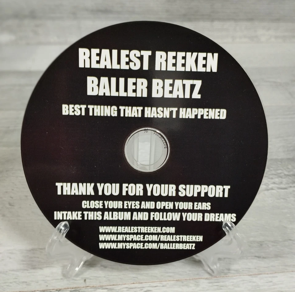 Realest Reeken - Best Thing That Hasn't Happened 2008 Hip Hop Rap Boom Bap VGC - Image 4 of 4