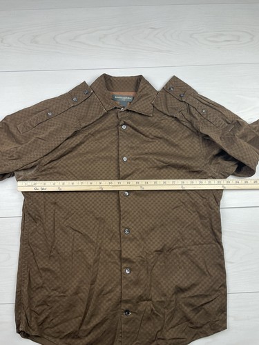 Banana Republic Brown Button Down long sleeve shirt size large - Bild 8 von 9