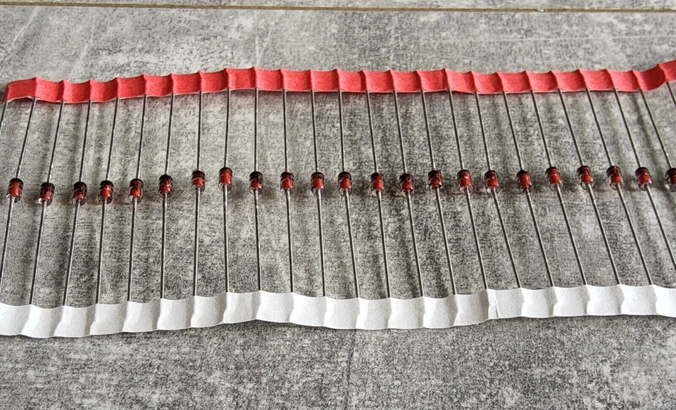 MARKENLOS 10 Stück Diode 1N60P 45V 50mA Germanium Diode Schottky Diode DO-35