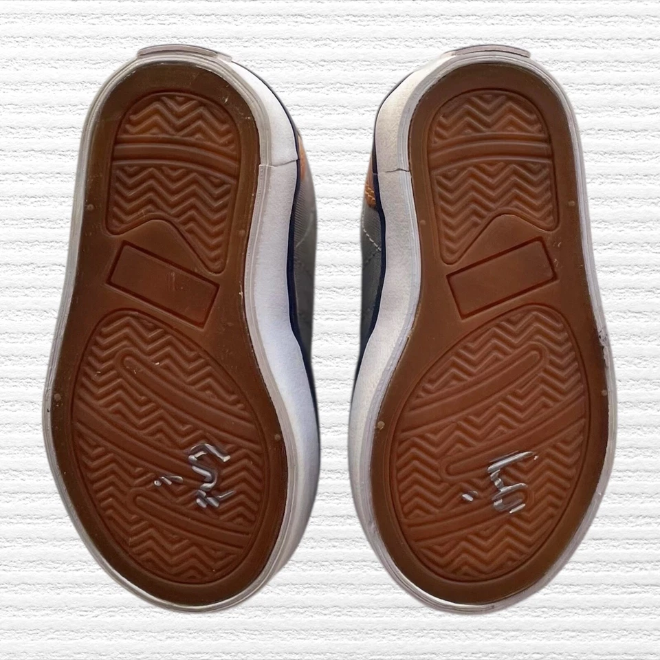 Janie and Jack Bebés Niños Zapatillas con Cordones Detalle de Cuero Bloque de Color Talla 4 Foto 4 de 4