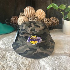 Cappello Berretto Ultra Game NBA Los Angeles Lakers Mimetico Bucket Lebron James Retrò