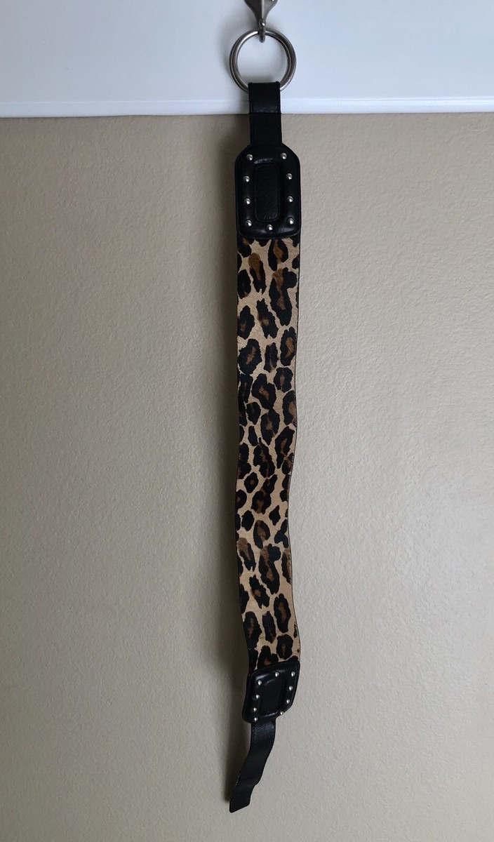 Michael Michael Kors Animal Print Studded Leather Belt Size Large  NWT Michael Kors MK Women main image 3