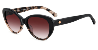 Kate Spade Pink Cat-Eye Sunglasses with Black Lenses Kate Spade Gradient Sunglasses Genice/S 0RRD WI Pink/Rose  main image 4