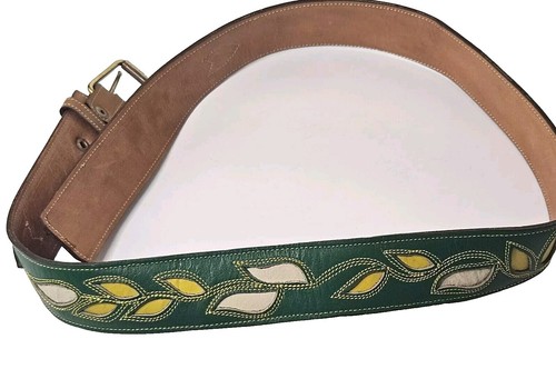 Lauren Ralph Lauren Italian leather belt beige tan Women sz  display picture 3