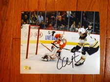 Connor Clifton Boston Bruins Signed 8x10 photo with BAS Scannable hologram