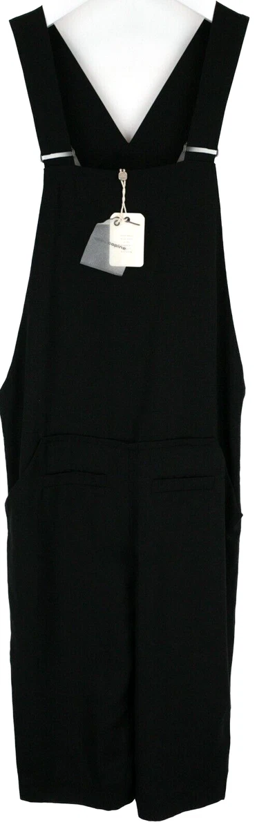 COP COPINE Chambord Jumpsuit Womens EU 36 Black Capri Overall