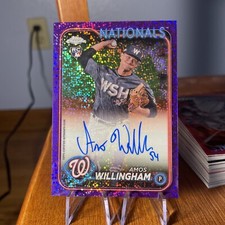 Amos Willingham Purple Speckle Auto #/299