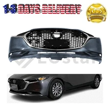 Complete Front Bumper Set MA1000254 Fits 2019-2023 Mazda 3 Sedan BDTS50031EBB