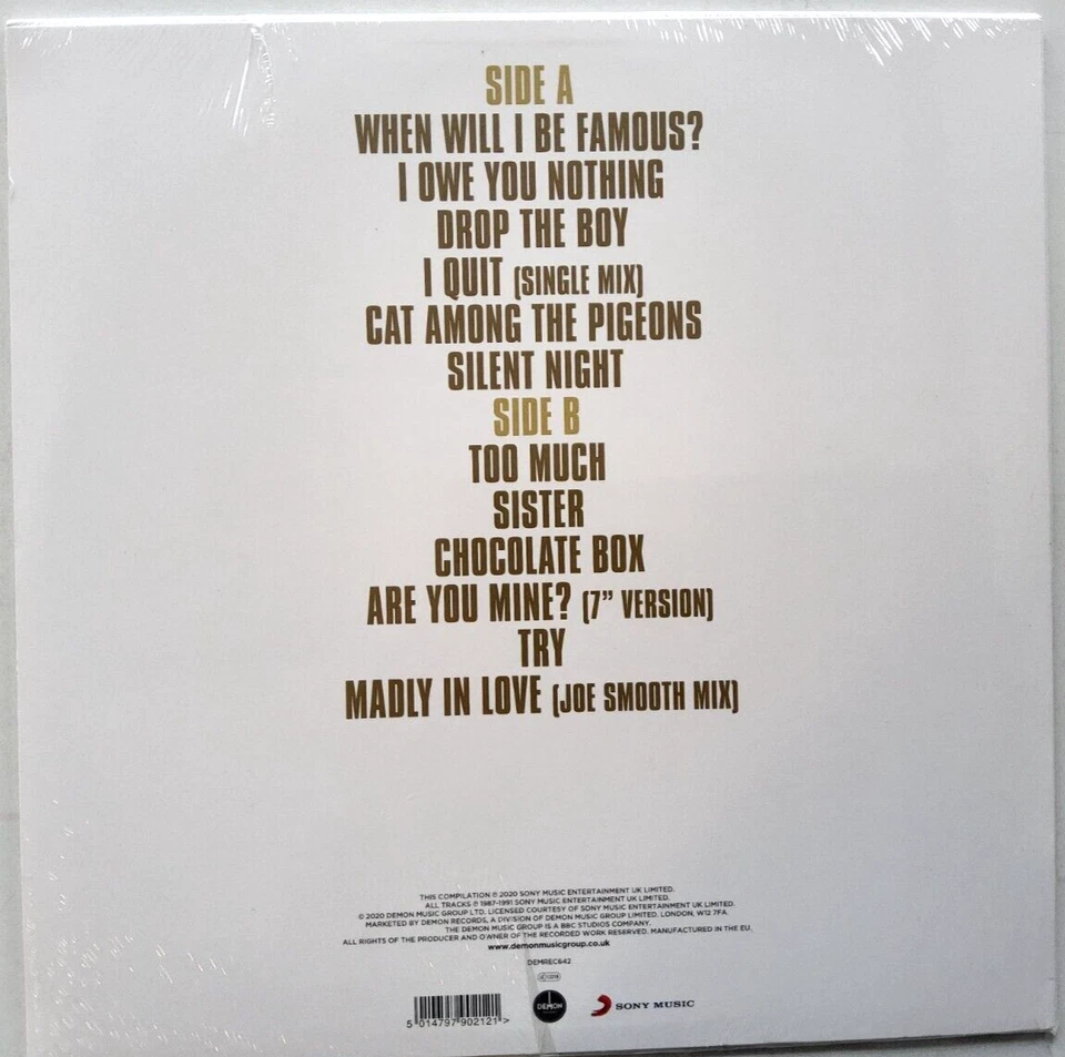 Bros – Gold 2020 compilation gold LP Album vinyl record synth pop  new  - Image 2 of 4