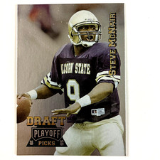 Steve McNair 1995 Playoff Prime Rookie Card #182 NFL Houston Oilers. rookie card picture
