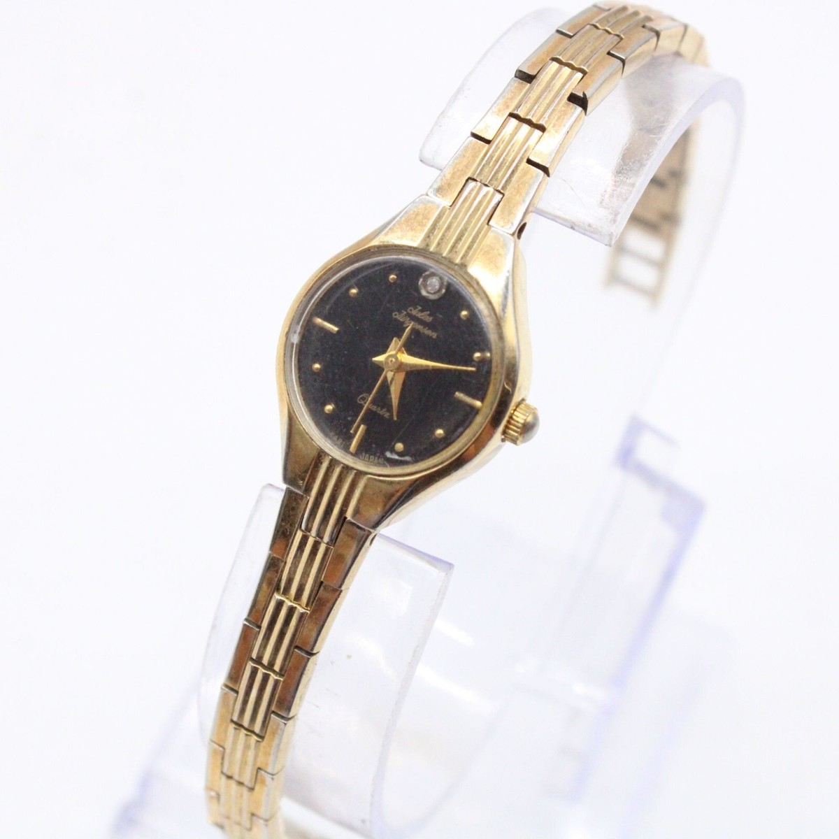 Vintage Jules Jurgensen Watch Women Gold Tone Stainless  display picture 3